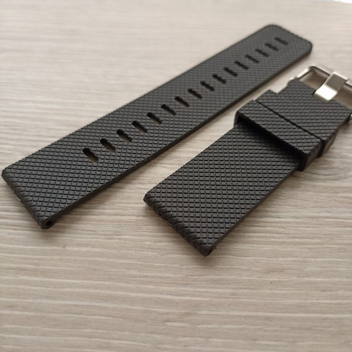 Ремінець каучуковий для годинника 24мм