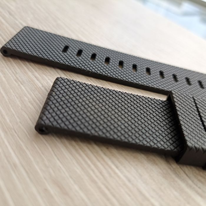 Ремінець каучуковий для годинника 24мм
