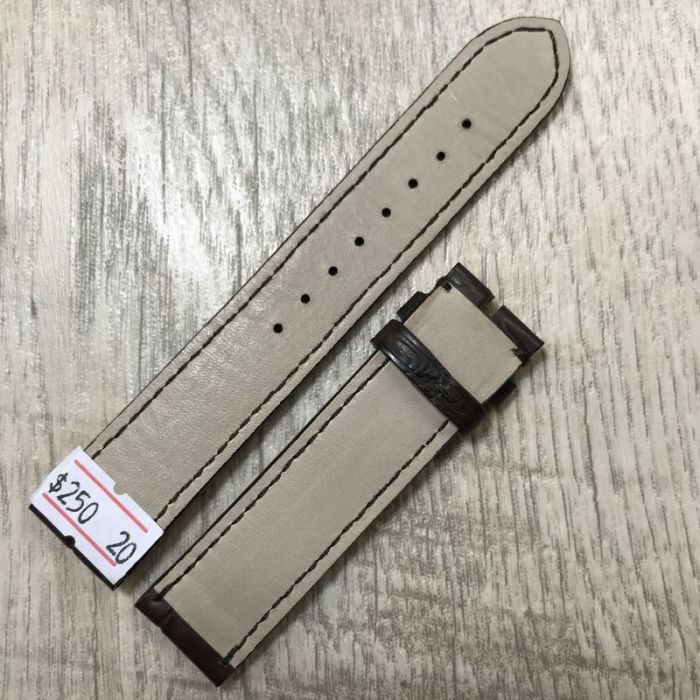 Крокоділ, ремішок для годинника 20мм