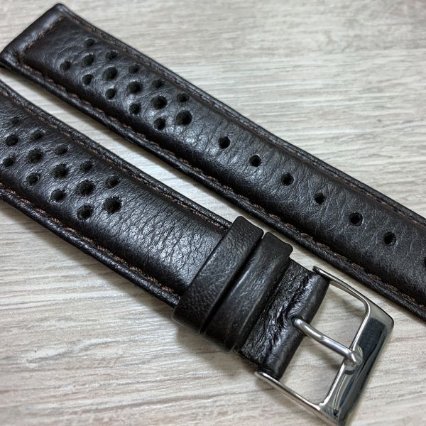 Шкіряний М'ЯКИЙ  ремінець для годинника 20мм
