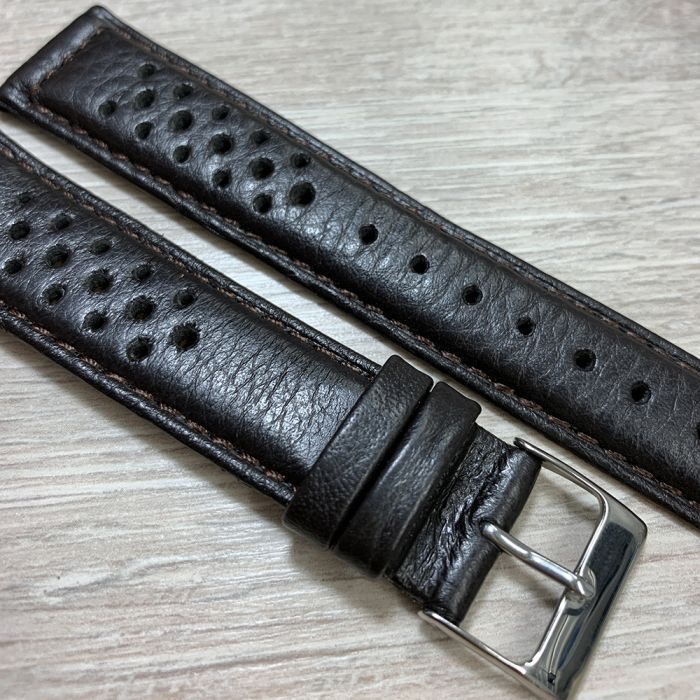 Шкіряний М'ЯКИЙ  ремінець для годинника 20мм