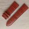 Ремінець для годинника 24 мм морквяний