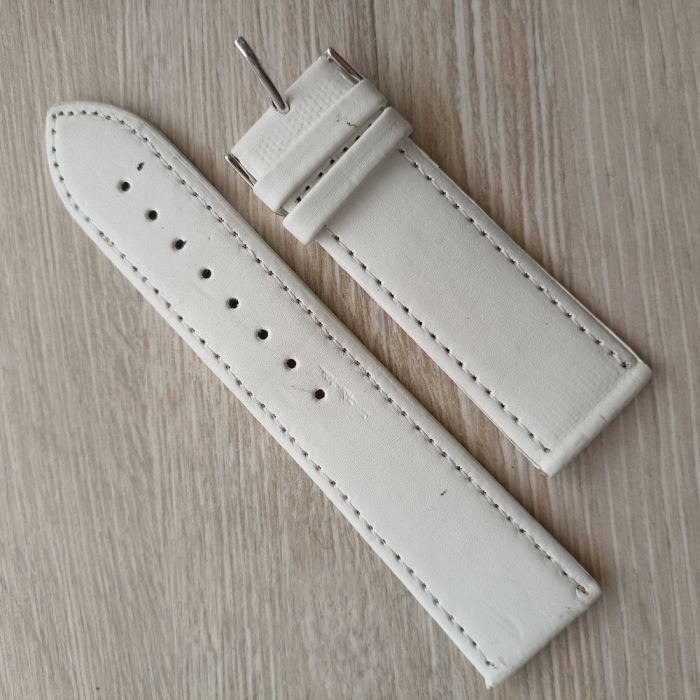 Ремінець для годинника 24 мм білий є опт