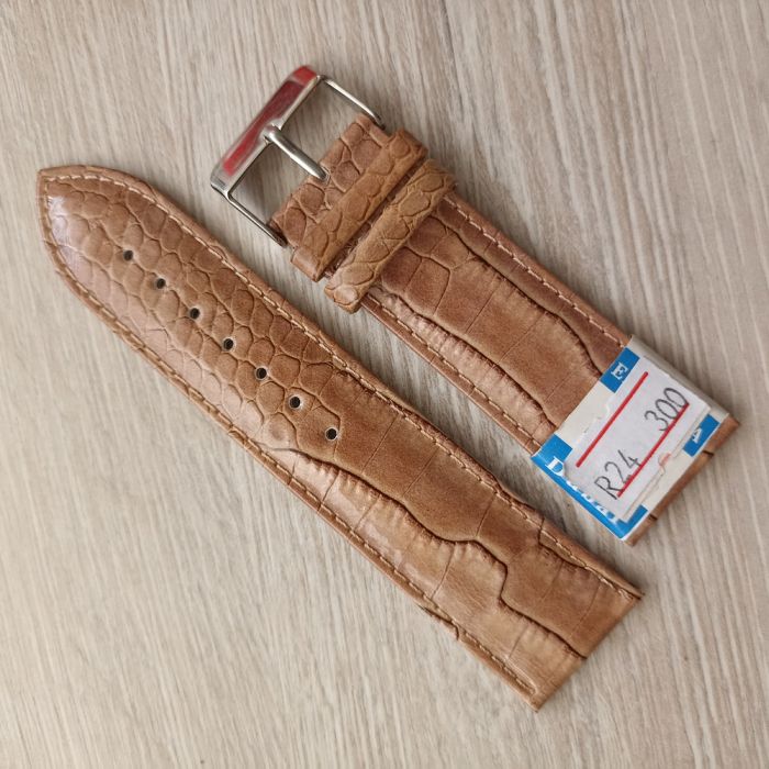 Ремінець для годинника 24 мм кремовий