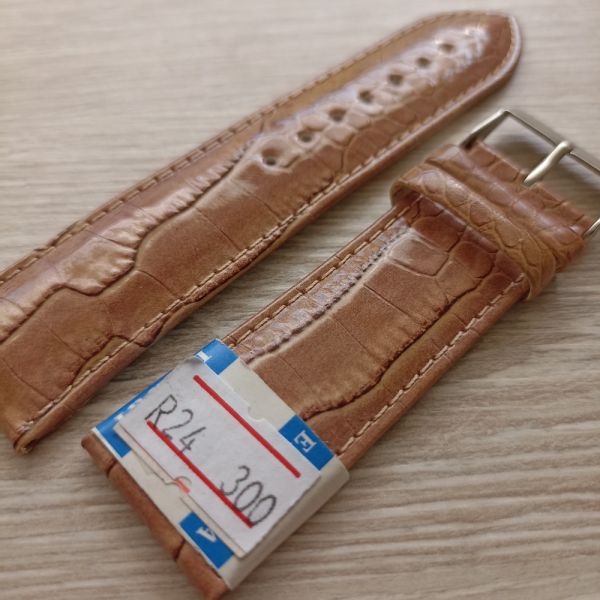 Ремінець для годинника 24 мм кремовий