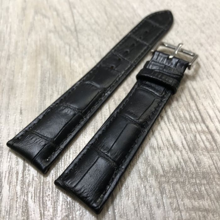 Ремішок для годинника 20мм чорний