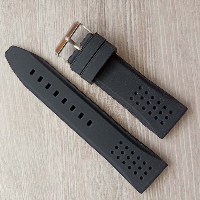 Силіконовий ремешок для годинника 24мм М'ЯГКИЙ 