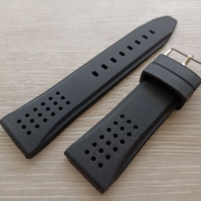 Силіконовий ремешок для годинника 24мм М'ЯГКИЙ 