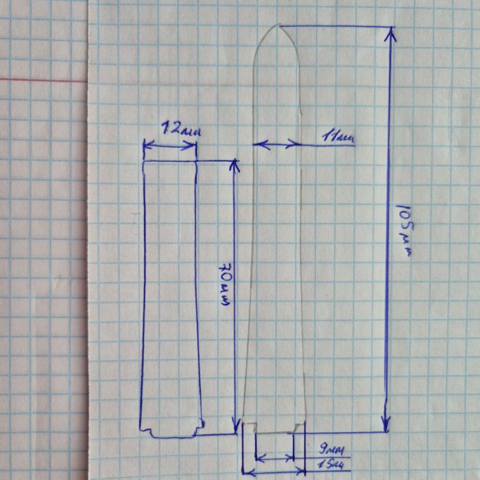 Ремінець під кліпсу cartier 15мм