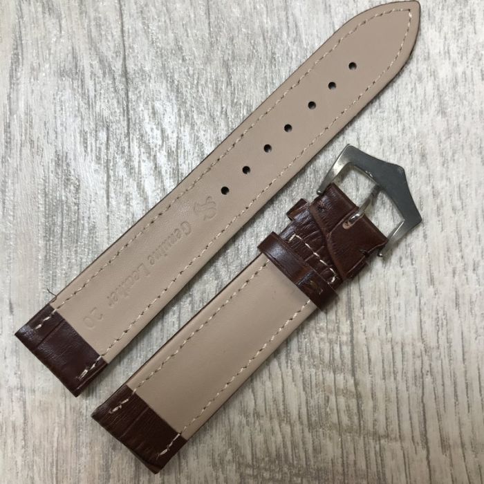 Ремешок для часов 20 коричневий
