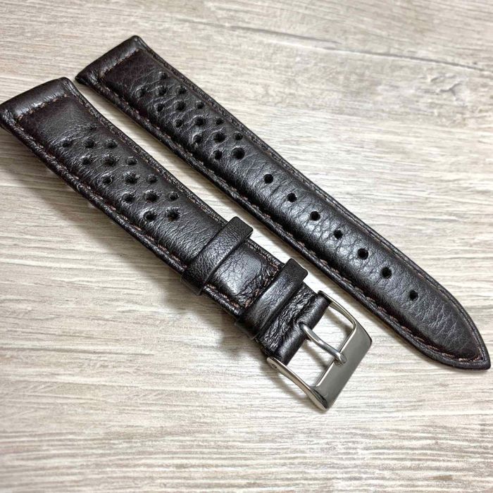 Шкіряний М'ЯКИЙ  ремінець для годинника 20мм