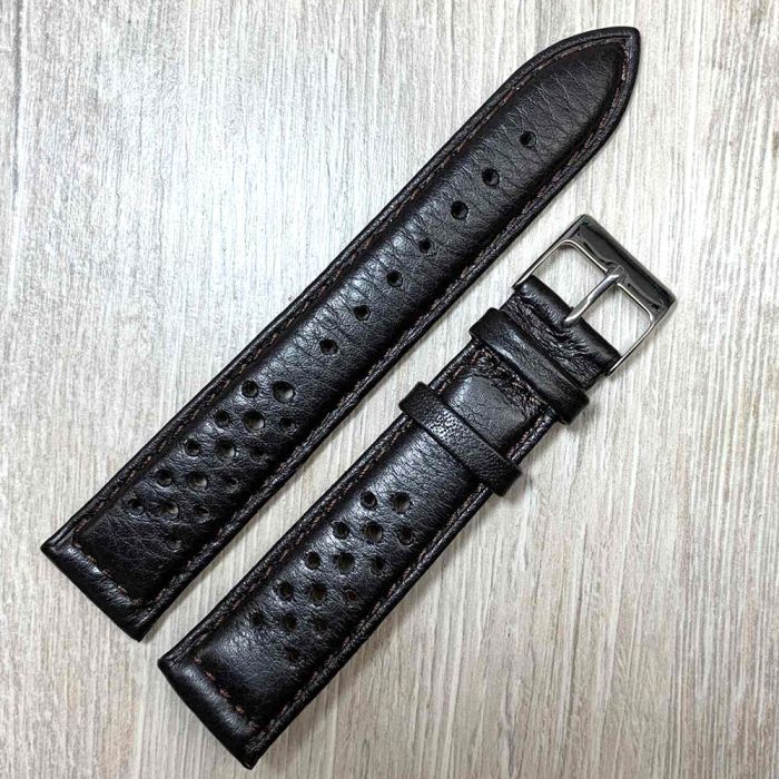 Шкіряний М'ЯКИЙ  ремінець для годинника 20мм