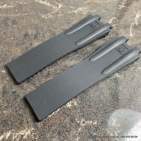 Ремешок для годинника ulysse nardin dualtime ЧОРНИЙ