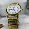 Годинник з браслетом цифрами золотий