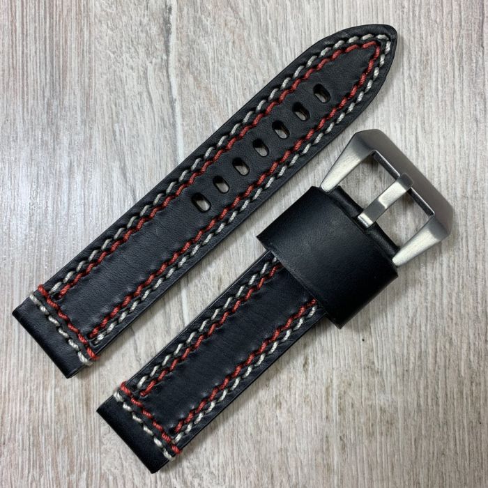 Шкіряний ремінець, натуральна шкіра 24мм