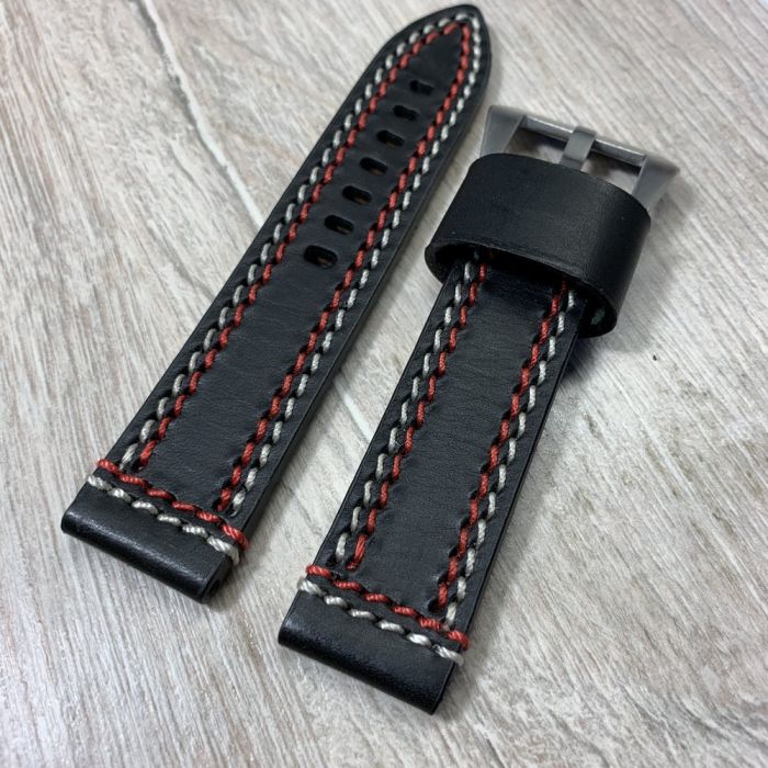 Шкіряний ремінець, натуральна шкіра 24мм