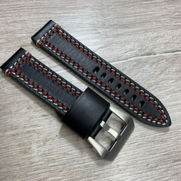 Шкіряний ремінець, натуральна шкіра 24мм