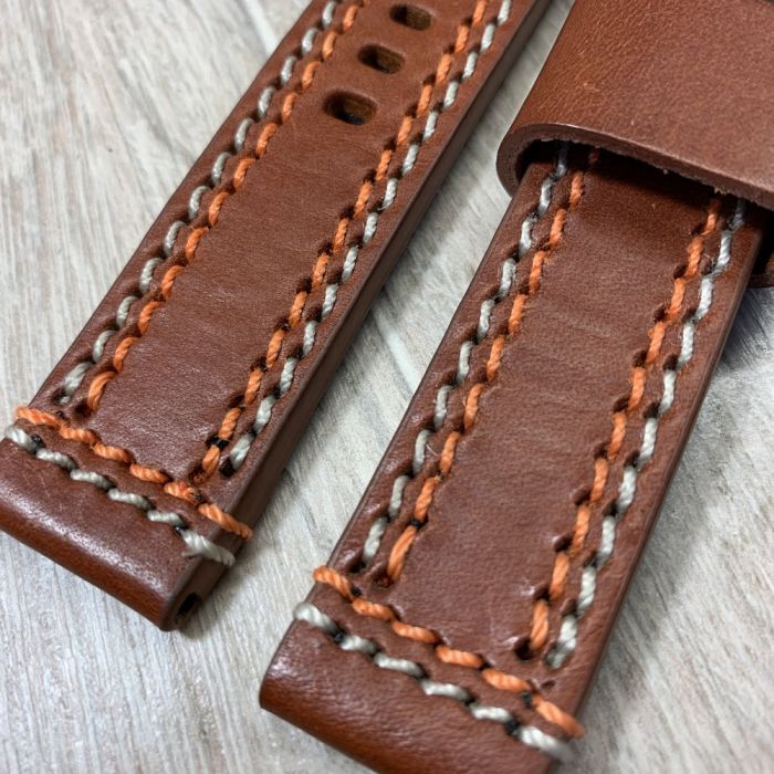 Шкіряний ремешок для годинника 22мм