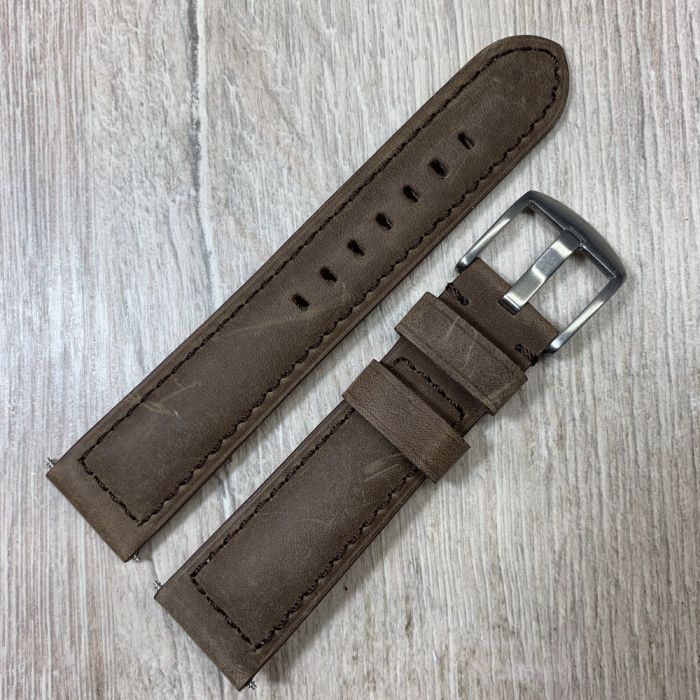 Нубук шкіра, ремінець 22мм