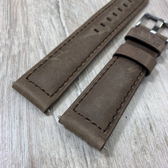 Нубук шкіра, ремінець 22мм