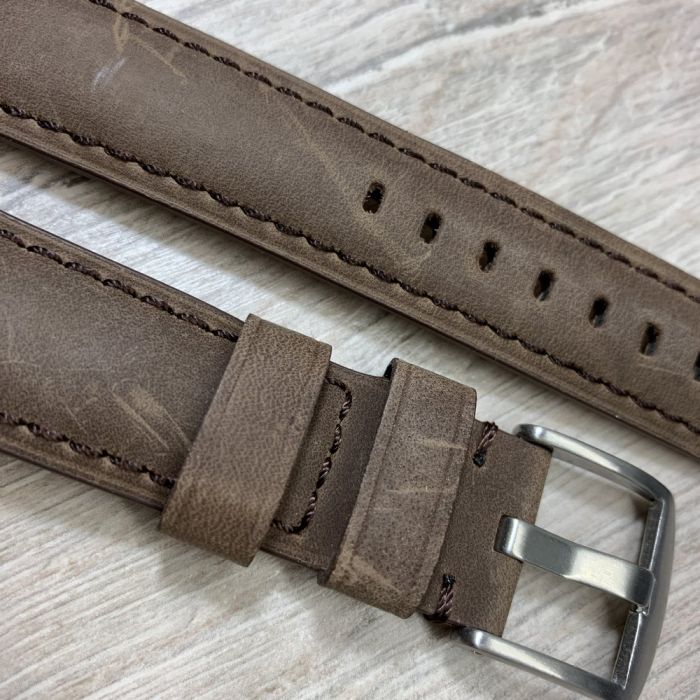 Нубук шкіра, ремінець 22мм