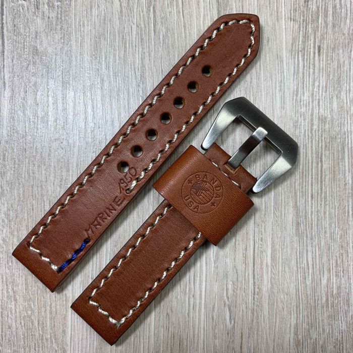 Шкиряний ремінець, ручна робота, 22мм